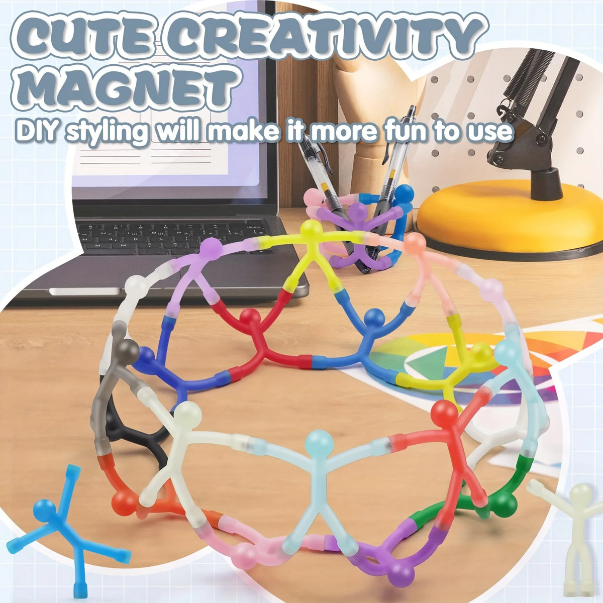 Humanoid Magnetic People Toys for Fridge and Locker