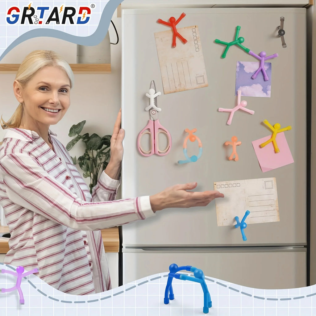 Humanoid Magnetic People Toys for Fridge and Locker