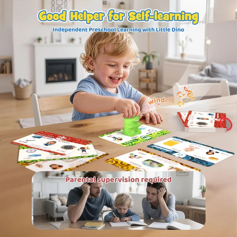 Talking Flash Cards Dinosaur Learning Toy with 148 Cards