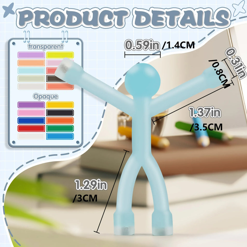 Humanoid Magnetic People Toys for Fridge and Locker