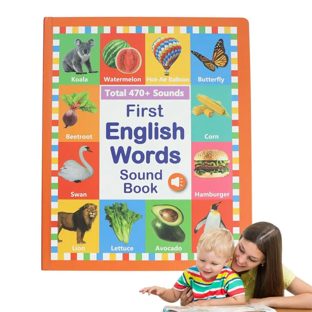First English Words Interactive Electronic Sound Book