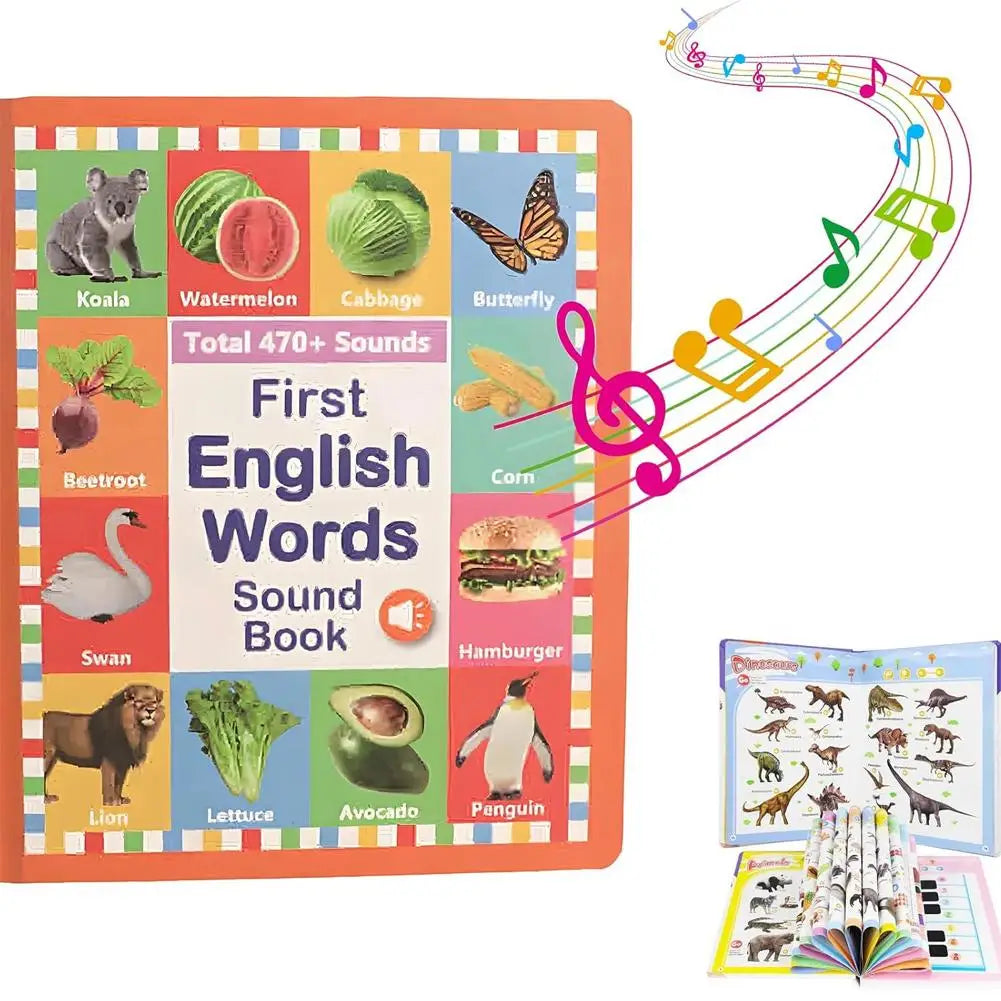 First English Words Interactive Electronic Sound Book