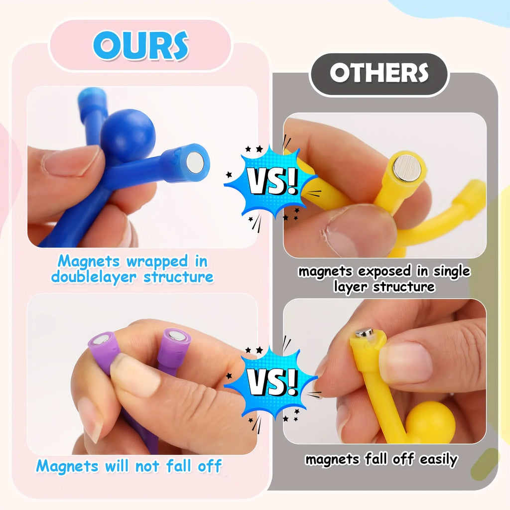 Humanoid Magnetic People Toys for Fridge and Locker