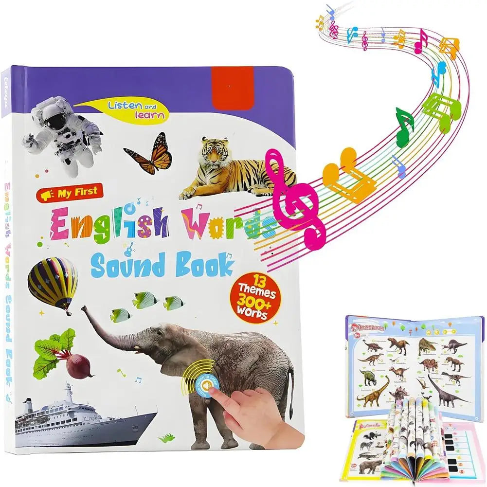 First English Words Interactive Electronic Sound Book